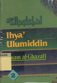 Ihya' Ulumiddin Jilid 2.--