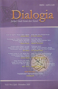 Dialogia : Jurnal Studi Islam dan Sosial