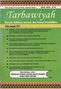 Tarbawiyah : Sarana Edukasi, Inovasi, dan Kreasi Pendidikan