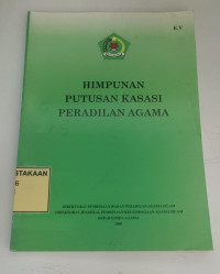 HIMPUNAN PUTUSAN KASASI PERDILAN AGAMA