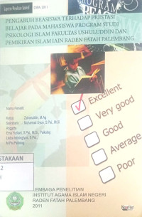 Pengaruh Beasiswa terhadap Prestasi Belajar Pada Mahasiswa Program Studi Psikologi Islam Fakultas Ushuluddin dan Pemikiran Islam IAIN Raden Fatah Palembang