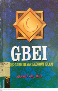 GBEI: Garis-Garis Besar Ekonomi Islam.--