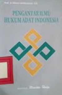 Image of Pengantar Ilmu Hukum Adat Indonesia