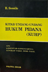 Image of Kitab Undang-undang Hukum Pidana (KUHP)
