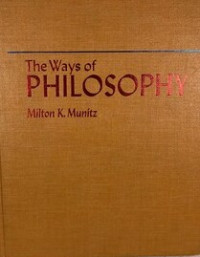 The Ways of Philosophy