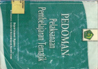 Pedoman Pelaksanaan Pembelajaran Tematik