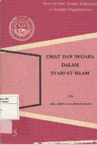 Umat dan negara dalam syari'at islam