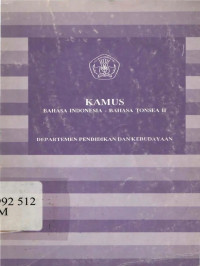 Kamus Bahasa Indonesia-Bahasa Tonsea II