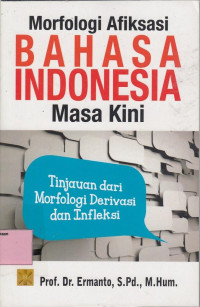 Morfologi aflikasi bahasa Indonesia masa kini: tinjauan dari morfologi derivasi dan infleksi
