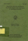 PERANAN 'URF DALAM IJTIHAD AL-SYAFI'I : Studi Perubahan Qawl Qadim ke Jadid Bidang Munakahat.--