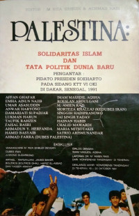 Palestina : Solidaritas Islam Tata Politik Dunia Baru