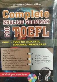 Complete English Grammar for Toefl