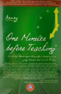 One Minute Before Teaching