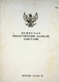 Himpunan Pidato Menteri Agama RI Tahun 1988