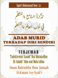 Adab Murid Terhadap Diri Sendiri ebook