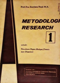 Metodologi Research 1