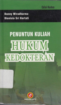 Penuntun Kuliah Hukum Kedokteran