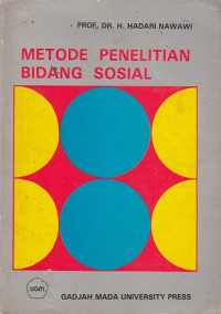 Metode Penelitian Bidang Sosial