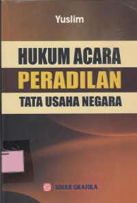 Hukum Acara Peradilan Tata Usaha Negara.--