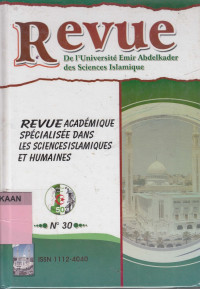 Revue Academique Specialisee dans les sciencesislamiques et humanies.--