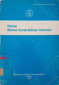 Kamus Bahasa Sunda-Bahasa Indonesia