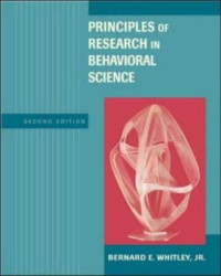 Principles of research in behavioral science.--