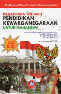 Paradigma Terbaru Pendidikan Kewarganegaraan Untuk Mahasiswa.--