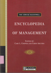 The concise blackwell encyclopedia of management.[Referensi]