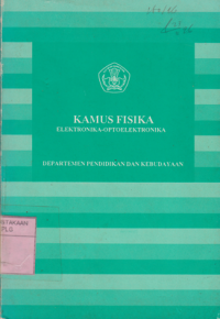 Kamus Fisika: Elektronika-Optoelektronika