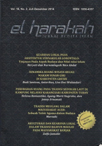 El Harakah : Jurnal Budaya Islam