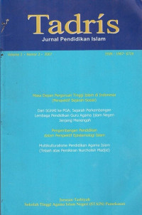 Tadris : Jurnal Pendidikan Islam