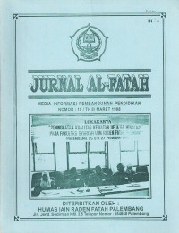 Jurnal Al-Fatah : Media Informasi Pembangunan Pendidikan