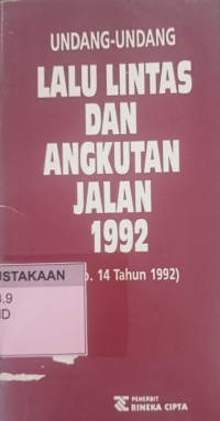 Undang-undang Lalu Lintas dan angkutan jalan 1992
