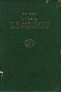 Studies in Islamic History And Institutions.--