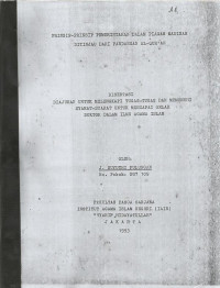 Prinsip-prinsip pemerintahan dalam piagam madinah ditinjau dari pandangan al-qur'an.--[Disertasi]