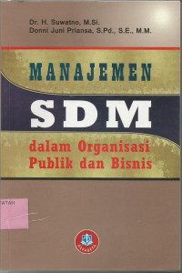 Manajemen SDM Dalam Organisasi Publik Dan Bisnis